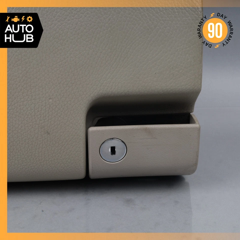 00-03 Mercedes W210 E320 E430 Guantera Compartimento Portavasos Beige OEM Foto 4 de 4