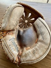 FRANKLIN 4261 Right-handed Catchers Mitt. PRIME STEERHIDE Baseball Glove Vintage