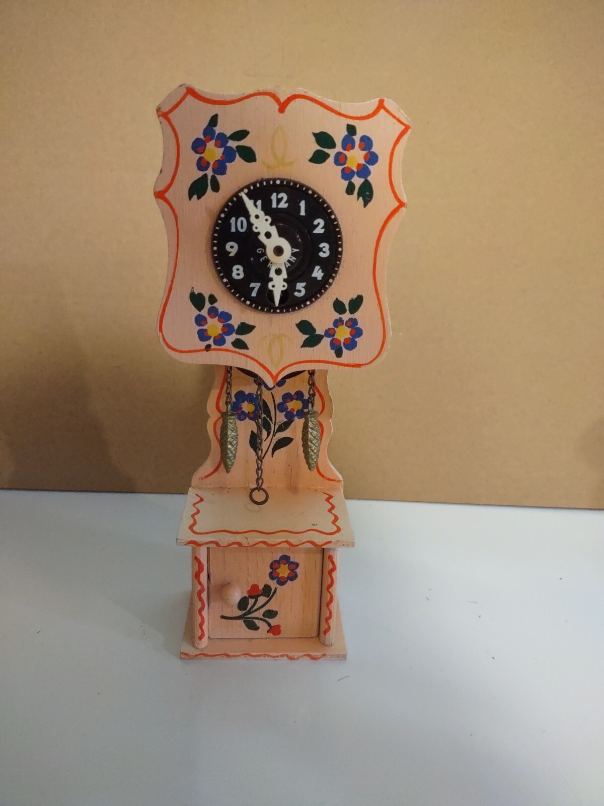 Vintage Dollhouse Grandfather Clock eBay