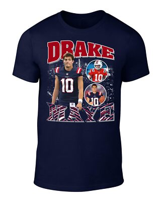 Drake Maye Bootleg Style T-Shirt