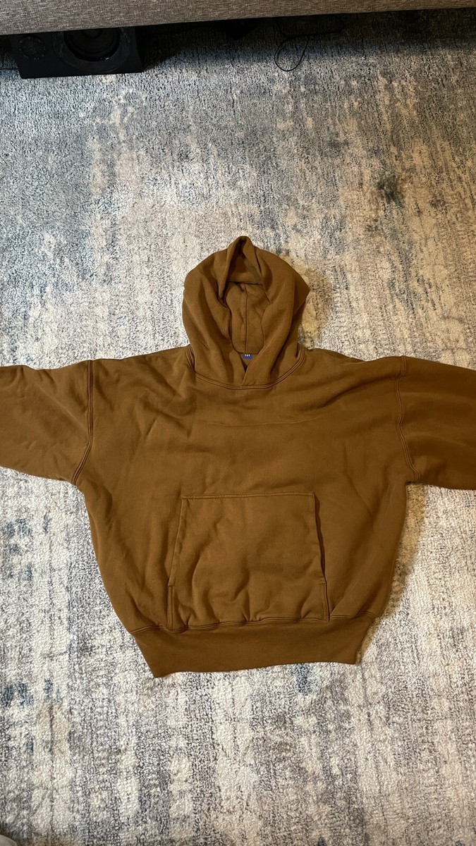 brown yeezy gap hoodie