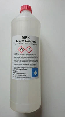 MARKENLOS 500ml MEK, Tintenreiniger, Methylethylketon, Lösemittel, Entfetter, Bremsenr.