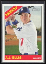 2015 Topps Heritage #171 A.J. Ellis     Los Angeles Dodgers Card