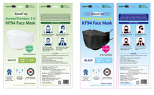 Happy Life , Good Day kf94 face mask Adult Size