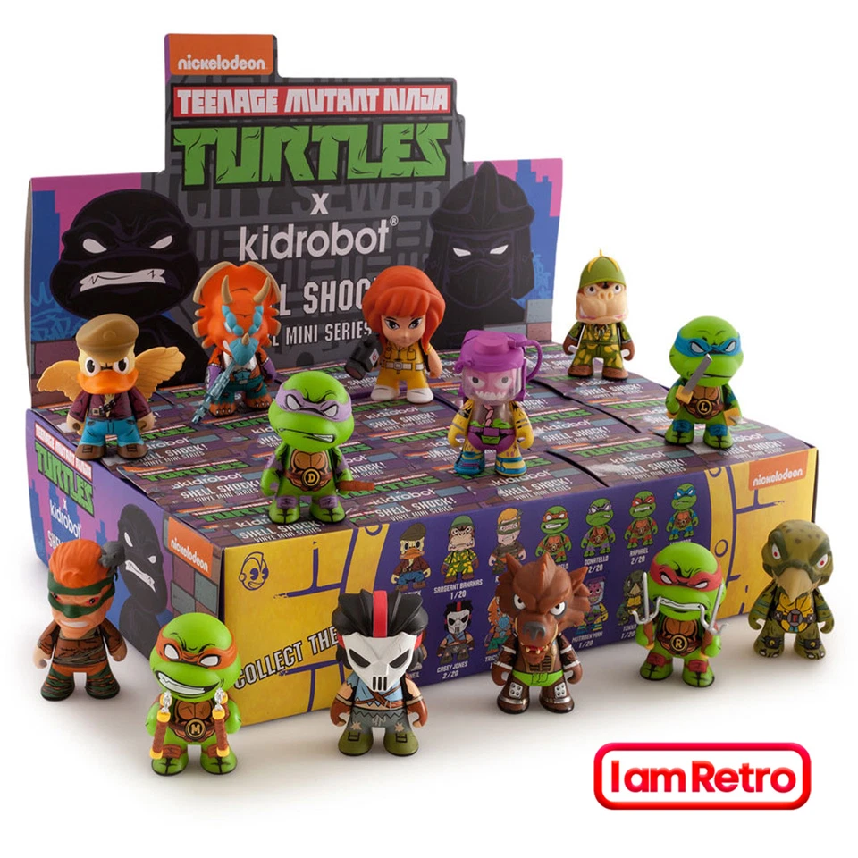 Kidrobot Teenage Mutant Ninja Turtles TMNT Shell Shock Mini Series Master Case - Image 2 of 4