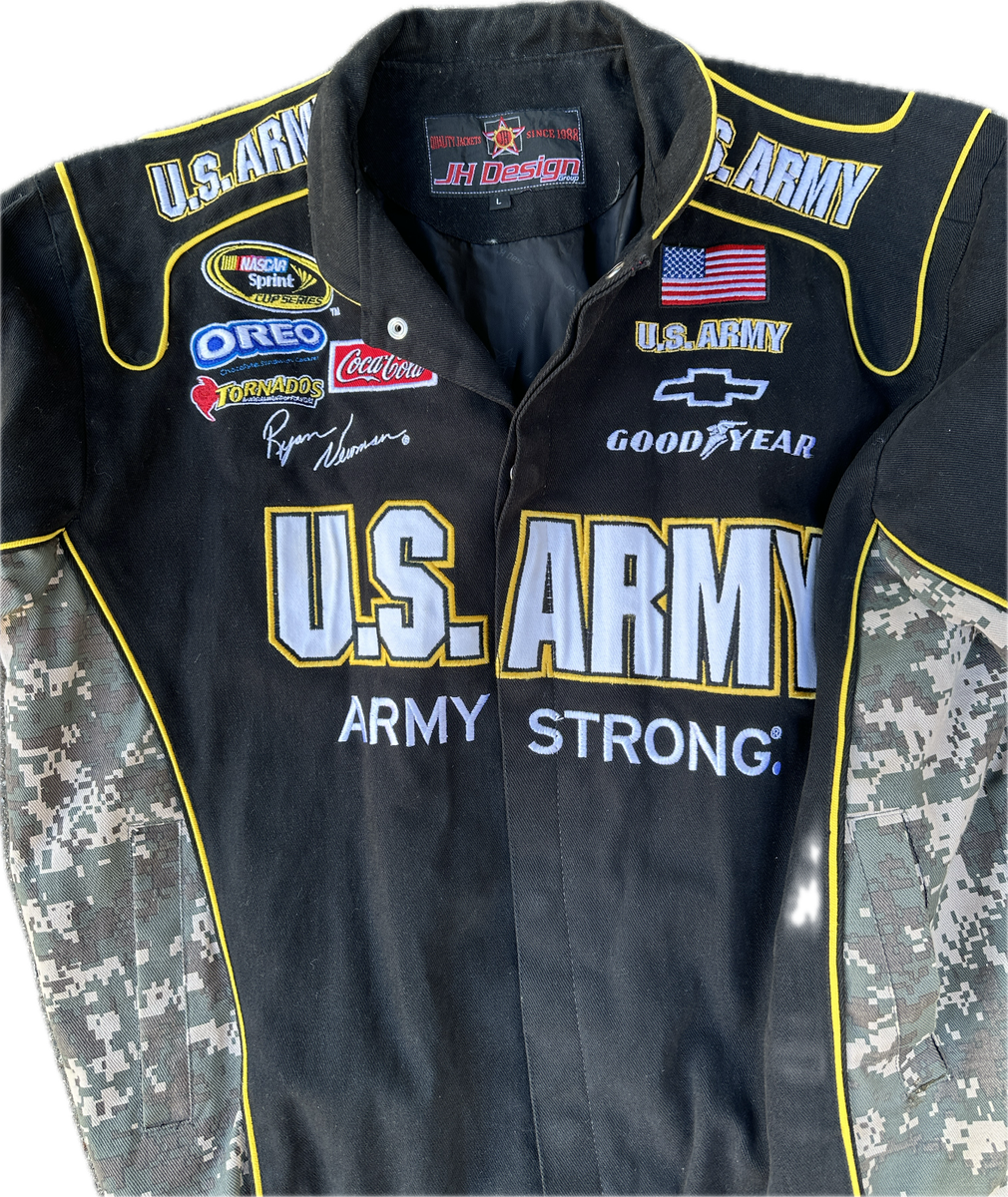 US Army Nascar Racing Army Strong Vintage Jacke Blouson Gr. L | eBay