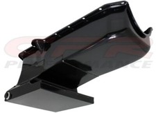 Black Oil Pan For 62-67 Chevy Ii Nova 80-85 Small Block 283 400 V8 Drag Racing