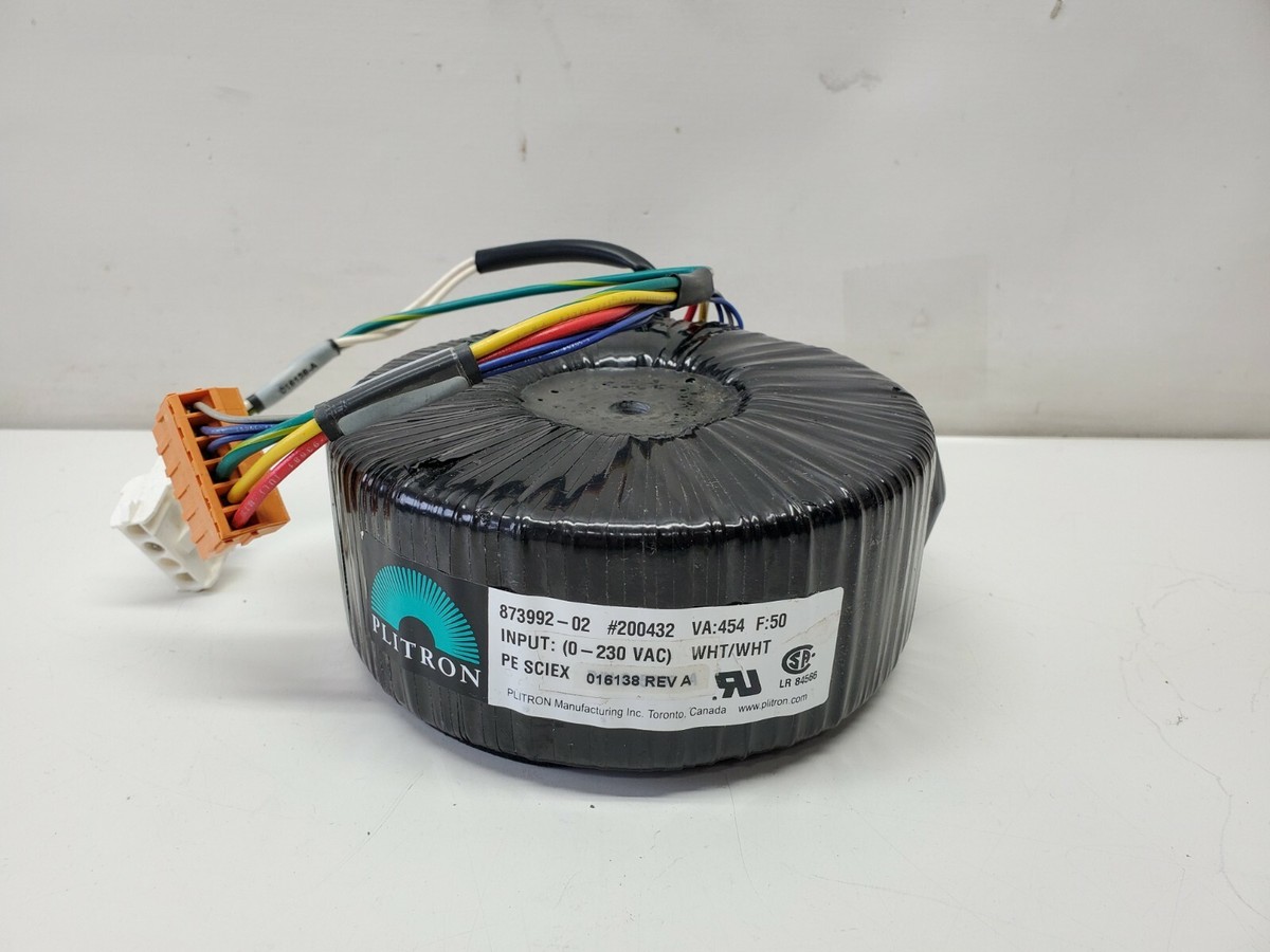 Plitron 873992-02 Transformer 0-230 VAC, PE Sciex 016138 | eBay