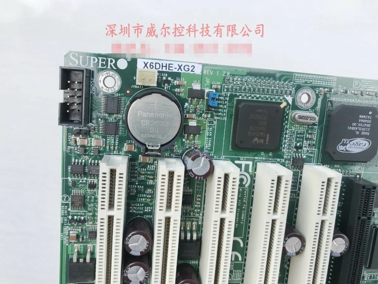 Super micro IPC motherboard X6DHE-XG2 X6DHE-XG2REV 1.2A to send CPU memory - Image 3 of 3