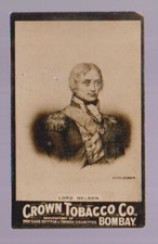 RARE CROWN TOBACCO real photgraphic cigarette card ca 1905? - LORD NELSON