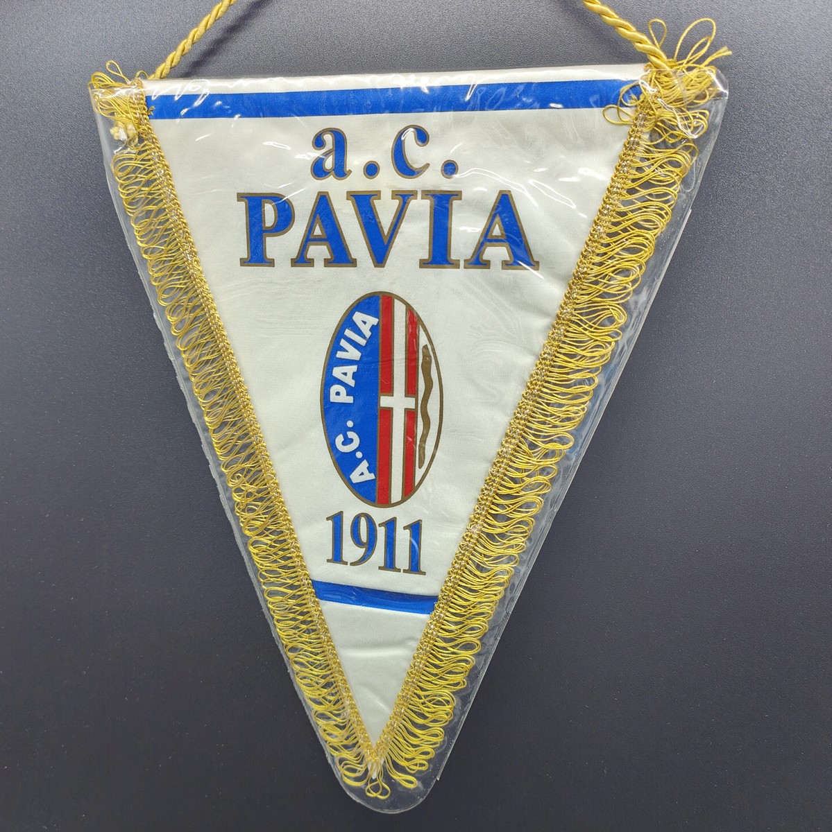 GAGLIARDETTO udinese calcio PENNANT FANION WIMPEL VINTAGE FOOTBALL LOGO SOCCER