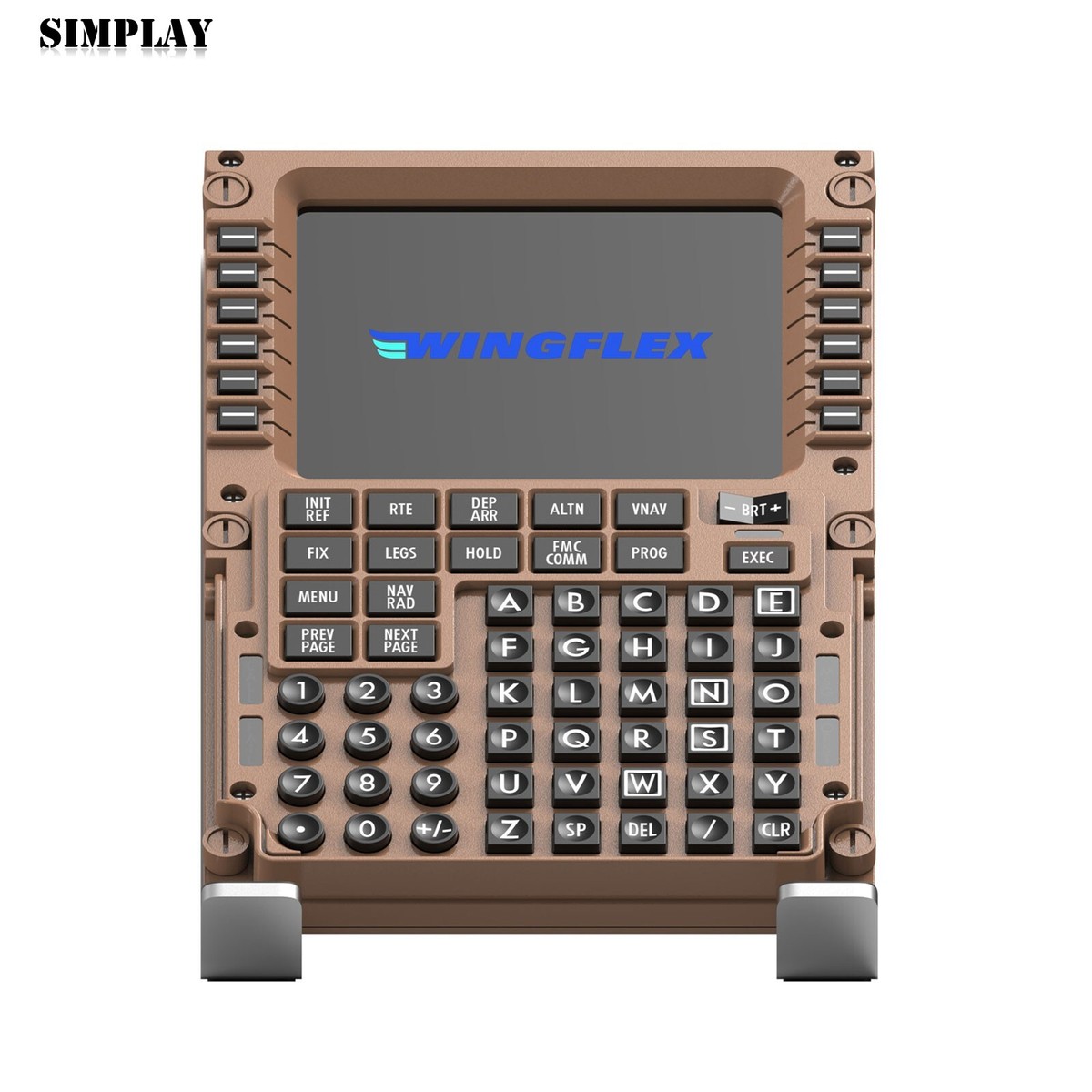 Wingflex B777 CDU フライトシミュレーター用コントローラー WingFlex B777 CDU Control Display Unit Aviation-Grade Flight