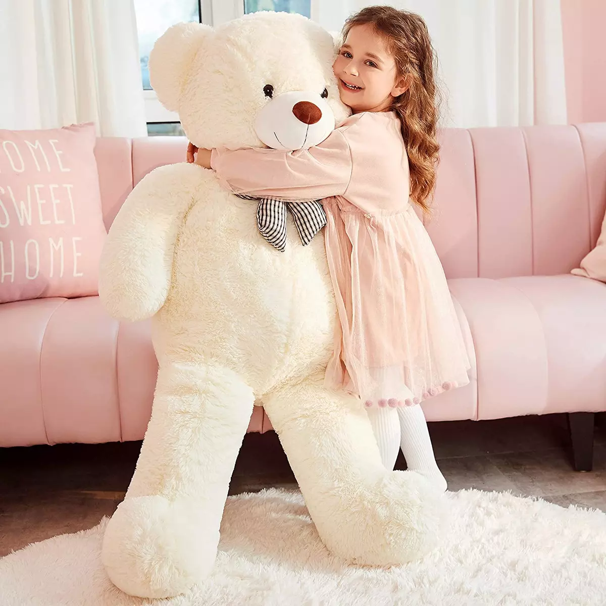 Oso De Peluche GRANDE Gigante Abrazable 47 Suaves Juguetes De Regalo Para  Ninos