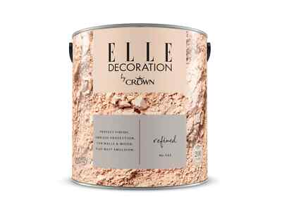 ELLE DECORATION 2,5 Liter No. 565 Refined Wandfarbe Matt by Crown B-WARE