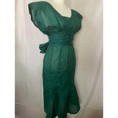 Thierry Mugler Dress Green Size JP 9/M Preowned One Of A Kind Ultra Rare image 6