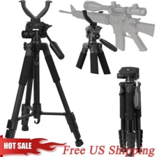 Rifle Shooting Rest Tripod with V Yoke Bracket V Shaped Gun Rack for Hunting