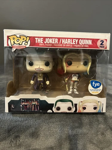 Funko Pop! DC Batman Suicide Squad - Joker & Harley Quinn FYE Exclusive set