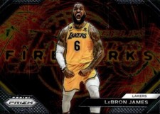 2023-24 PANINI PRIZM LEBRON JAMES FIREWORKS #3 NBA BASKETBALL CARD