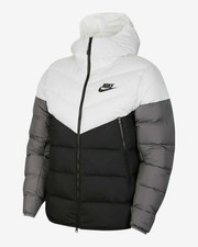 grey nike puffer coat