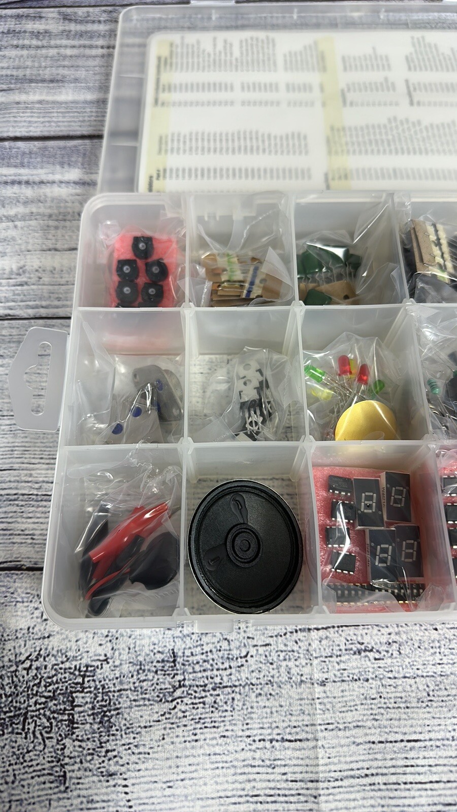 ELENCO ELECTRONICS COMPONENT KIT CK-1000 RESISTORS, DIODES, ETC