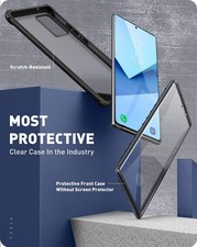 Clayco Full Body Built-in Screen Case Cover for Samsung Galaxy Note20 6.7" BLACK