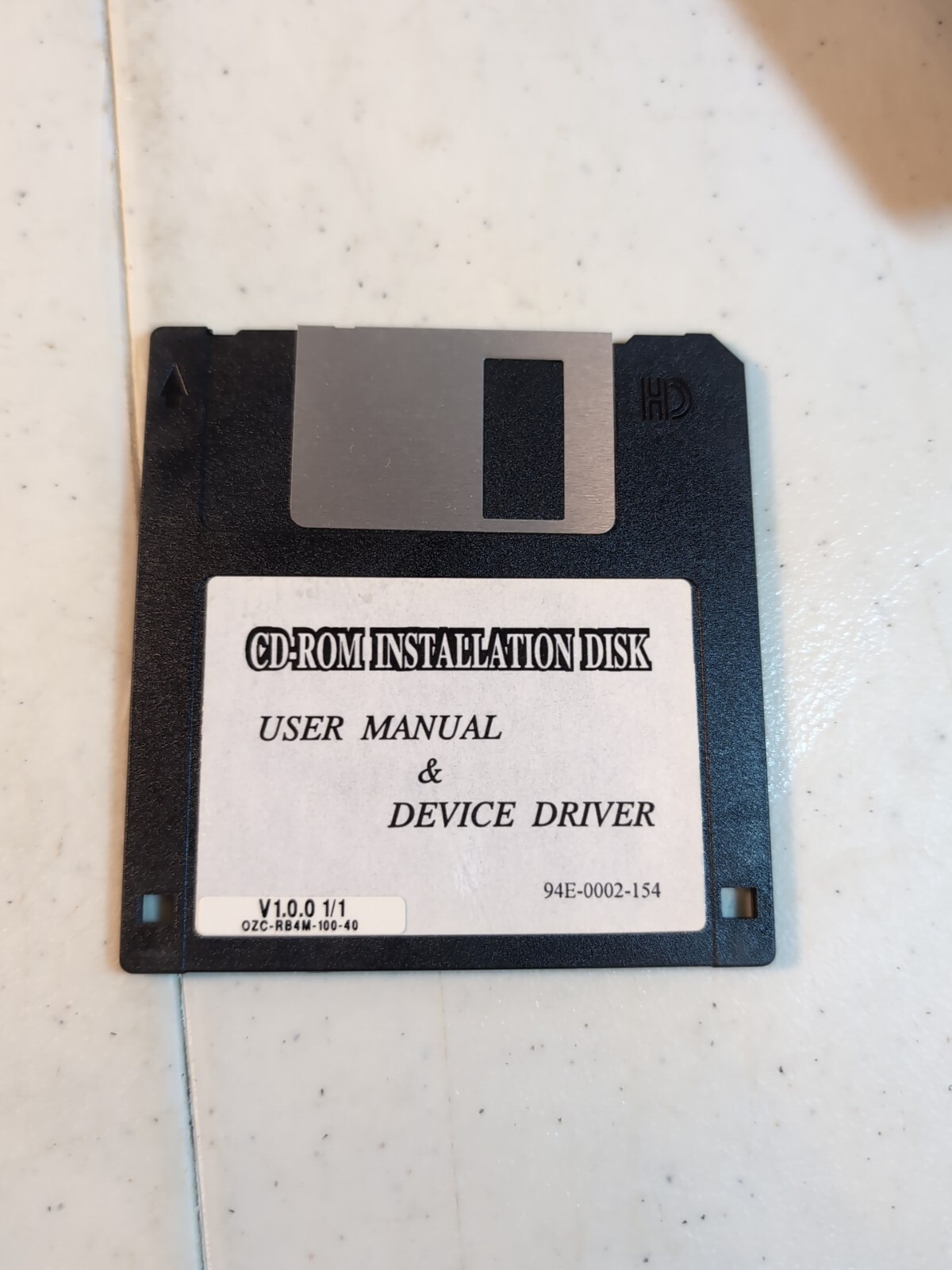 Software Cd Rom Vintage Software CD ROM installation disc 94e-0002-154 3.5 Floppy Disk ...