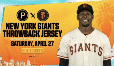 SF Giants Throwback Jersey Willie Mays NY Jersey #24 SGA 2024