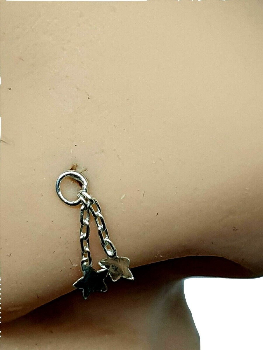 Stella Naso Borchia Stella Nautica Rialzata 22 G (0,6 Mm) Estremità A Sfera I - Foto 2