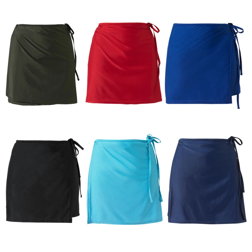 Scuba Women's Mix & Match Plain Beach Full Wrap Skirt Swim Cover Up UK  Seller!