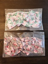 Lot of Retro style Christmas baby girl hair bows Headbands New SANTA  SNOWMAN