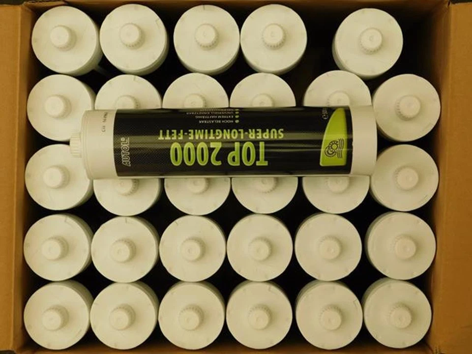 17,33€/l AUTOL TOP 2000 Super Longtime Fett 30 x 500 gr Kartuschen