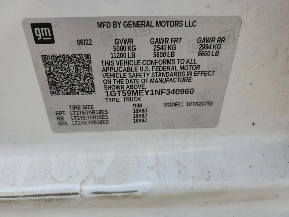 Used Trailer Brake Control Module fits: 2022 Gmc Sierra 2500 pickup Towing Contr - Image 4 of 4