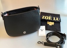ZOE LU Tasche Schwarz Anthrazit BB Leder Best...