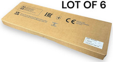  BRAND NEW  LOT OF 6 HP Black Slim Wired USB Keyboard DIB US L96909-001