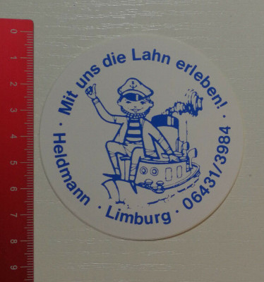 Aufkleber/Sticker: Heldmann Limburg - Mit uns die Lahn erleben (13051772)