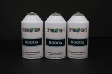 Enviro-Safe R-600a Refrigerant Inverted Piercing 6 oz 3 Cans #8070