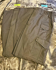 PROPPER Women's Gray Ripstop Cargo Pants Size 16 Cotton Blend 2 Pair Bundle