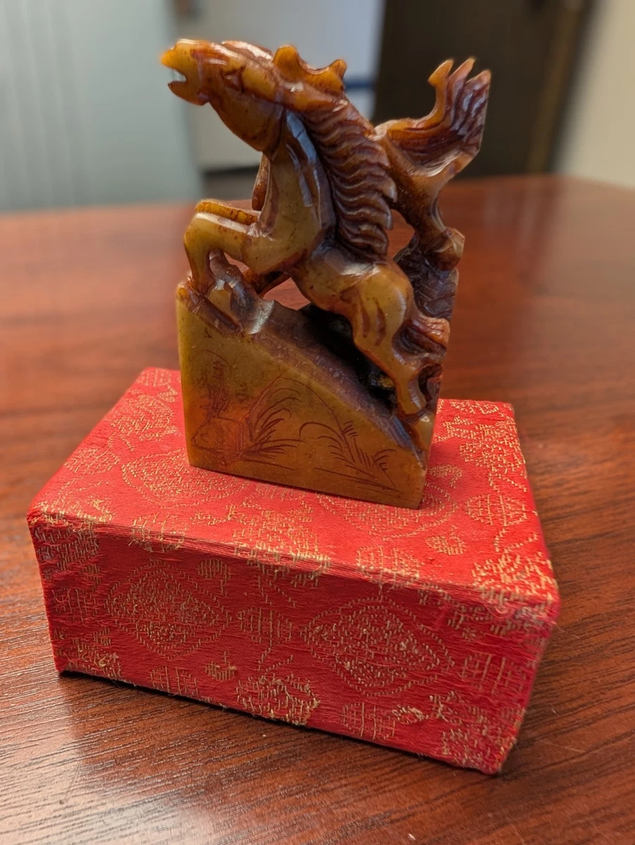 寿山石中国风印章| eBay