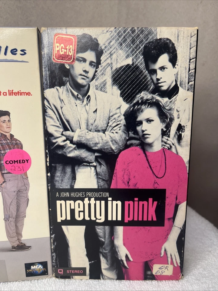 Molly Ringwald VHS Lot Breakfast Club / Pretty In Pink / Sixteen Candles Comedy - Image 4 of 4