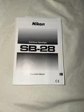 NIKON INSTRUCTION MANUAL FOR AUTOFOCUS SPEEDLIGHT SB-28