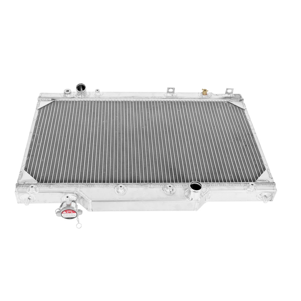 2Row Aluminum Radiator For 2002-2005 2003 2004 Honda Civic SI Type-R EP3 2.0L MT Foto 4 de 4