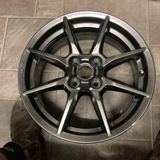 ALLOY WHEEL MAZDA MX-5 16 X 6.5J 4x100 P/N 9965G36560 MK4 SHADDOW CHROME