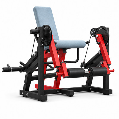 Leg Extension and Curl Machine Plate Loaded Quad Hamstring Trainer Home Gym