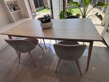 Dining Room Table and Chairs Set, 6-Piece