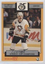 1992 Foodland Pittsburgh Penguins Police Bryan Trottier #12 HOF 1m8