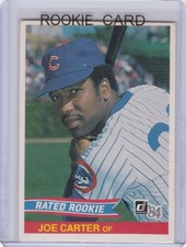 JOE CARTER ROOKIE CARD 1984 Donruss #41 VINTAGE BASEBALL RC Cub Toronto Blue Jay. rookie card picture
