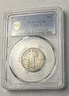 1917 D STANDING LIBERTY QUARTER TYPE 2 PCGS XF40 GOLD SHIELD