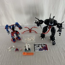 LEGO 76115 Spider Mech vs. Venom Mostly Complete w/ new stickers, Venom+Carnage