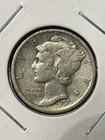1917 S - Silver Winged (Mercury) Dime - a nice mid-grade coin