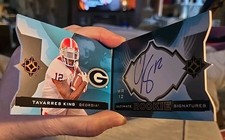 2013 Ultimate Collection Tavarres King rookie on card autograph booklet 66/199. rookie card picture